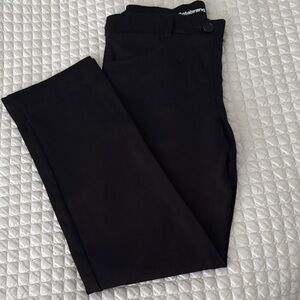 Betabrand Black Boot Cut Dress Yoga Pants